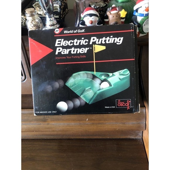 Vintage Electric Putting Partner World of Golf JEF The Original Oscar Junioro - Picture 1 of 12